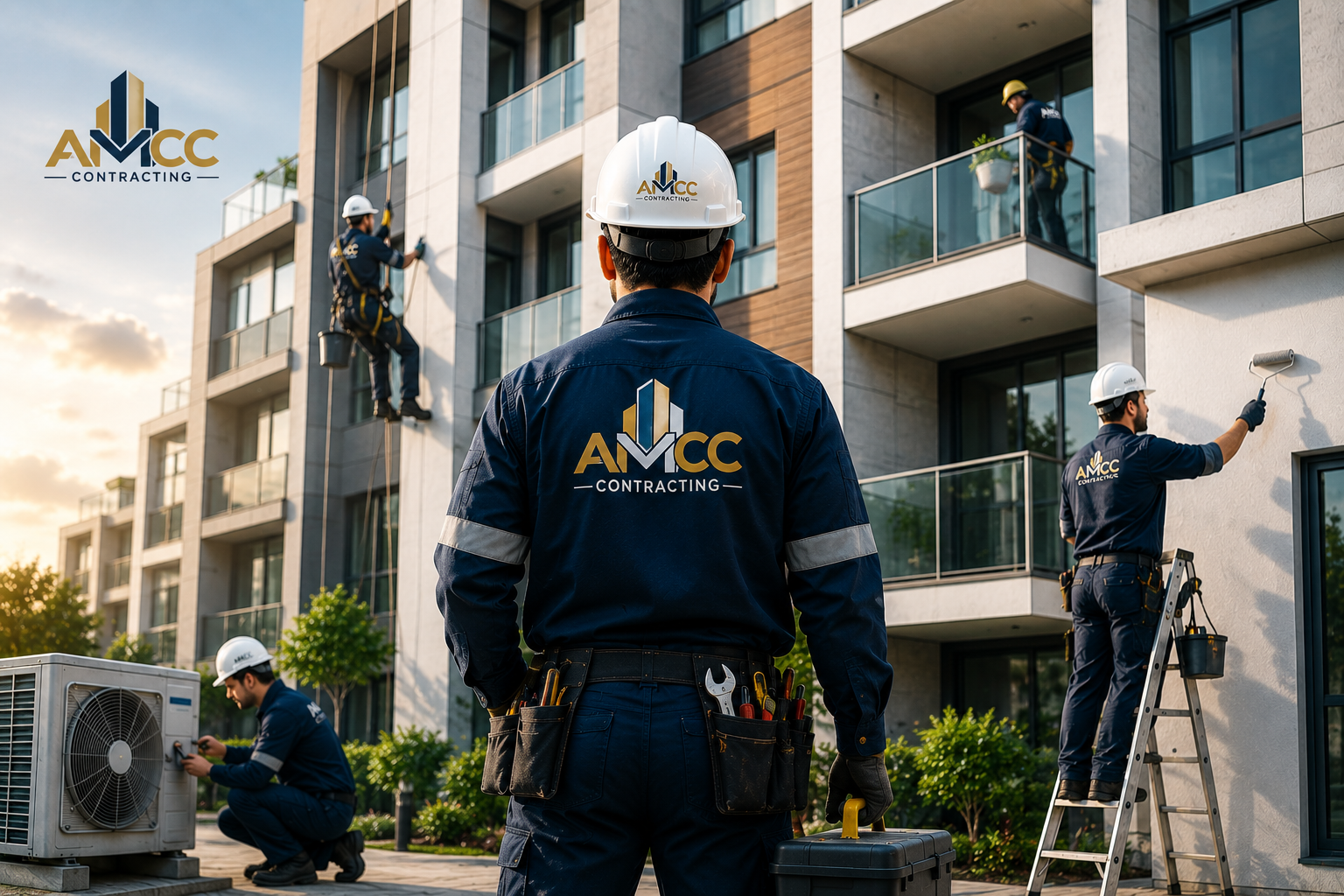 Building Maintenance by AMCC Contracting in UAE