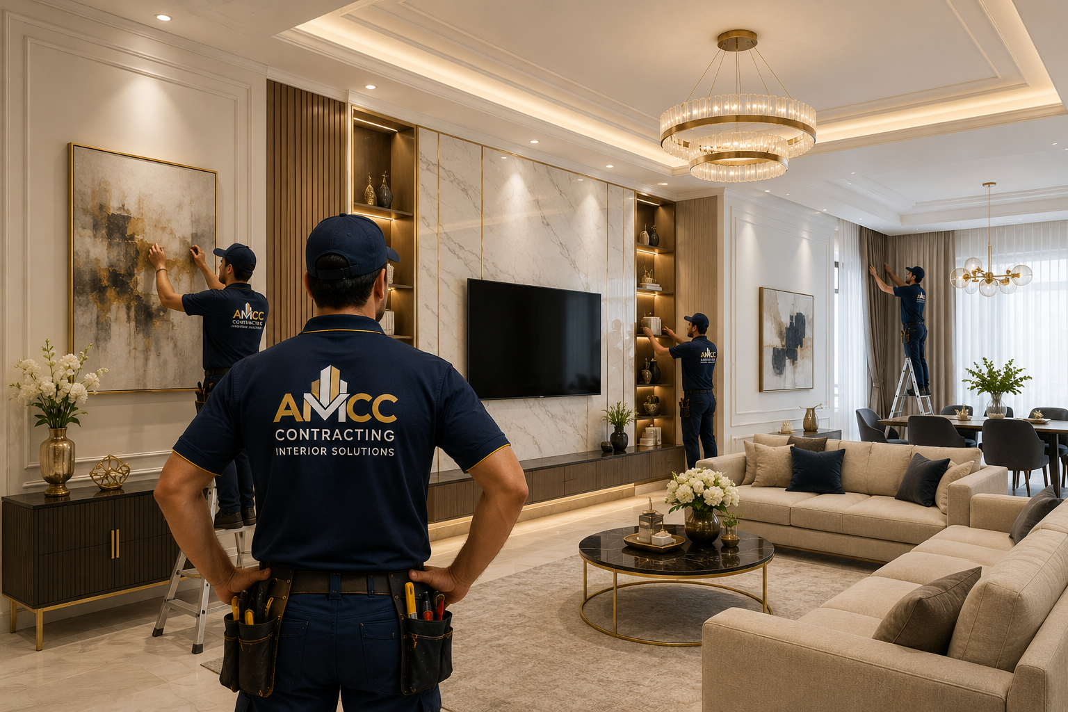 Interior Decorations by AMCC Contracting in UAE