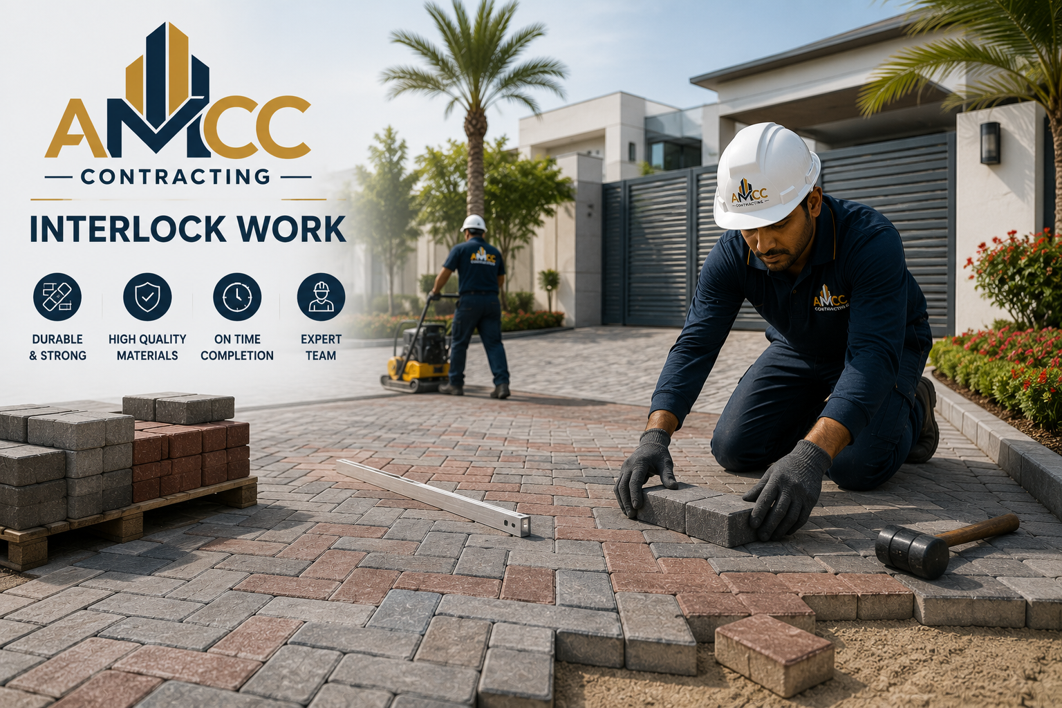 Interlock Work by AMCC Contracting in UAE